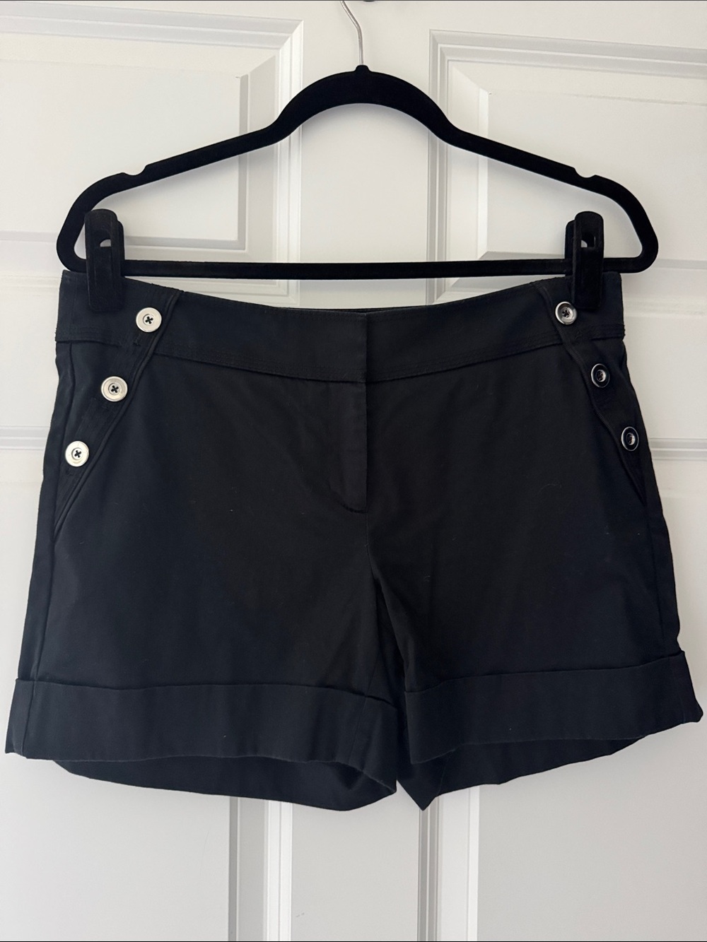 Women's White House Black Market Shorts with Side Button Detail